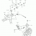BRUTE FORCE 750 4x4i EPS CAMO Педаль тормоза