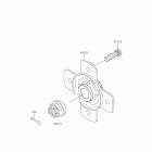 BRUTE FORCE 750 4x4i Задняя ступица колеса