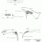 BRUTE FORCE 750 4x4i Наклейки