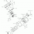 BRUTE FORCE 750 4x4i Цилиндр(ы) /  поршень