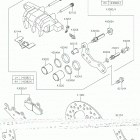 BRUTE FORCE 750 4x4i EPS Передний тормоз