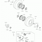 BRUTE FORCE 300 Задняя ступица колеса