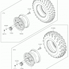 BRUTE FORCE 750 4x4i EPS CAMO Wheels  /  tires