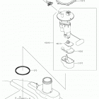 BRUTE FORCE 750 4x4i EPS CAMO Топливный насос