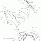 BRUTE FORCE 750 4x4i Боковые обтекатели