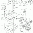 BRUTE FORCE 750 4x4i EPS Топливный бак