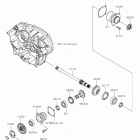BRUTE FORCE 750 4x4i EPS CAMO Передняя коническая зубчатая передача