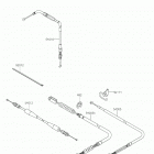 BRUTE FORCE 750 4x4i EPS Тросы управления