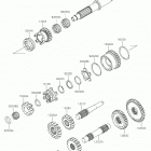 BRUTE FORCE 750 4x4i EPS Трансмиссия
