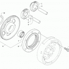 ALTERRA 570 EPS DYNAMIC CHARCOAL [A2020XCO4EUSD] Starter clutch assembly [300126]
