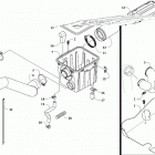ALTERRA 700 EPS CAMO [A2019XET1PUSH] Air intake assembly [303628]