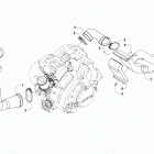 ALTERRA TRV 700 T3 BLACK [A2019THT4E3TP] Case  /  belt cooling assembly [301649]