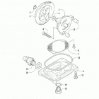 ALTERRA 450 RED [A2019KAK4CUSM] Oil pump and strainer assembly [301455]