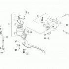 ALTERRA 150 RED [A2019KYC2BUSM] Hydraulic hand brake assembly [302038]