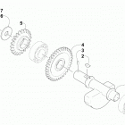 ALTERRA 450 RED [A2019KAK4CUSM] Crank balancer assembly [303522]