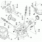 ALTERRA 300 BLUE [A2019KAF2BUSE] Cylinder head and camshaft  /  valve assembly [100476]