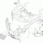 ALTERRA 700 EPS CAMO [A2019XET1PUSH] Front body panel and headlight assemblies [303152]