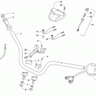 ALTERRA 90 BLUE [A2021KXB2BUSE] Handlebar and control assembly [303931]