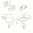 ALTERRA 700 EPS DYNAMIC CHARCOAL [A2020XCT4EUSD] Oil filter  /  pump assembly [303569]