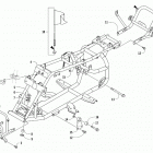 ALTERRA 90 BLUE [A2021KXB2BUSE] Frame and related parts assembly [301625]