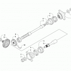 ALTERRA 700 EPS DYNAMIC CHARCOAL [A2020XCT4EUSD] Secondary drive assembly [302806]