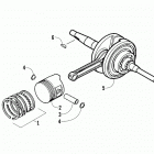 DVX 90 GREEN [A2019KSB2BUSX] Piston and crankshaft assembly [90952]