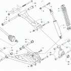 ALTERRA 570 EPS DYNAMIC CHARCOAL [A2020XCO4EUSD] Rear suspension assembly [303644]