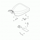 ALTERRA 450 RED [A2019KAK4CUSM] Seat assembly [301363]