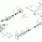 ALTERRA 700 EPS BLUE [A2021XET4PUSE] Drive train assembly [303787]