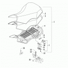 ALTERRA 700 EPS DYNAMIC CHARCOAL [A2020XCT4EUSD] Seat assembly [301596]