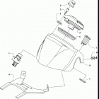 ALTERRA TRV 500 RED [A2020THK4CUSM] Instrument pod assembly [303850]