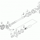 ALTERRA TRV 700 T3 BLACK [A2019THT4E3TP] Secondary drive assembly [302157]