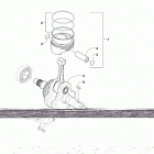 ALTERRA 450 RED [A2019KAK4CUSM] Crankshaft and piston assembly [303520]