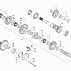 ALTERRA 450 RED [A2019KAK4CUSM] Secondary transmission assembly [301457]
