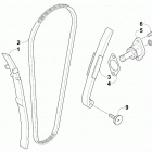 ALTERRA 300 BLUE [A2019KAF2BUSE] Cam chain assembly [300501]