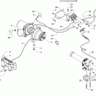ALTERRA 700 EPS DYNAMIC CHARCOAL [A2020XCT4EUSD] Winch assembly [303771]