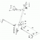 ALTERRA 570 DYNAMIC CHARCOAL [A2020XAO4EUSD] Steering assembly [303011]