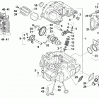ALTERRA TRV 500 RED [A2020THK4CUSM] Cylinder head and camshaft  /  valve assembly [99950]