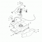 ALTERRA TBX 700 EPS DYNAMIC GRAY [A2020BAT1PUSI] Gas tank assembly [303043]