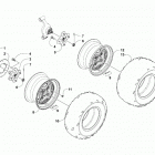 ALTERRA TRV 500 RED [A2020THK4CUSM] Wheel and tire assembly [301727]