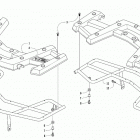 ALTERRA 90 BLUE [A2019KXB2BUSE] Front and rear rack assembly [302210]