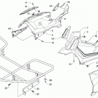 ALTERRA 700 EPS CAMO [A2019XET1PUSH] Front rack and side panel assemblies [303154]