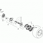 DVX 90 GREEN [A2019KSB2BUSX] Front wheel and brake assemblies [300476]