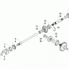 ALTERRA TRV 500 RED [A2020THK4CUSM] Secondary drive assembly [99955]