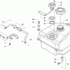 ALTERRA 300 BLUE [A2019KAF2BUSE] Gas tank assembly [302643]