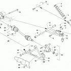 ALTERRA TRV 500 RED [A2020THK4CUSM] Front suspension assembly [301640]