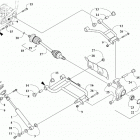 ALTERRA TBX 700 EPS DYNAMIC GRAY [A2020BAT1PUSI] Rear suspension assembly [303225]