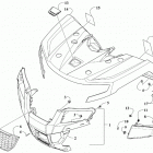 ALTERRA 570 EPS DYNAMIC CHARCOAL [A2020XCO4EUSD] Front body panel and headlight assemblies [303639]