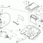 ALTERRA 700 EPS CAMO [A2019XET1PUSH] Battery and starter assembly [303021]