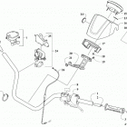 ALTERRA 450 RED [A2019KAK4CUSM] Handlebar assembly [303505]